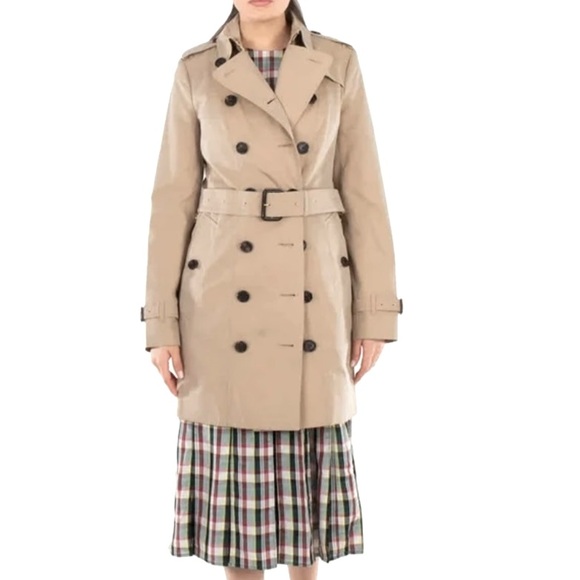 Burberry Ladies Sandringham Mid-length Trench Coat size 2 - Picture 1 of 9